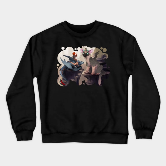 how to train your guardian Crewneck Sweatshirt by FoxintheBushStudios